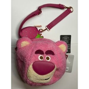 NWT Disney Parks Loungefly Lotso Plush Crossbody Bag
